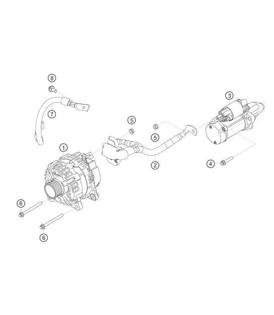 Diagram 9.9-07 Porsche 911 & 912 (1965-1989) Electrical equipment