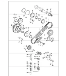 valve control right 911 1965-69