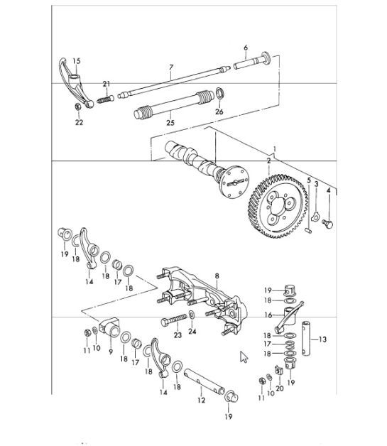 Diagram 103-30 Porsche 918 Spyder 2014-2015 