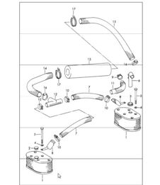 oil wetted air cleaner for cars with 5-speed transmission not for (I),(F) for (USA) M 075 0001 >>. 912 TARGA 1965-69 oil wetted air cleaner for cars with 5-speed transmission not for (I),(F) for (USA) M 075 0001 >>. 912 TARGA 1965-69