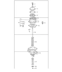 single parts for fuel pump 912 1965-69