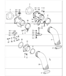 heating air supply 911 1965-69