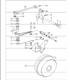 clutch release sportomatic for 911  L/S/TU UPTO 1968 and 911 T/E 1969 ONWARDS clutch release sportomatic for 911  L/S/TU UPTO 1968 and 911 T/E 1969 ONWARDS