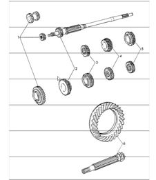 gear wheel sets 5-speed transmission 911 1965-69 gear wheel sets 5-speed transmission 911 1965-69