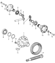 911 TU / 912 1968 差速器