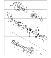 limited-slip differential 911 UPTO 1968
