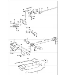 front axle stabiliser 911/911 S and 912 UPTO 1967