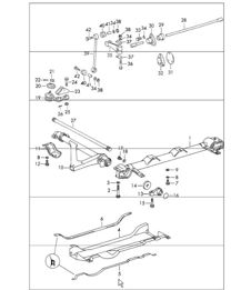 front axle stabiliser for 911 S/TU/L, 911 /L (USA) and 912. 1968 front axle stabiliser for 911 S/TU/L, 911 /L (USA) and 912. 1968