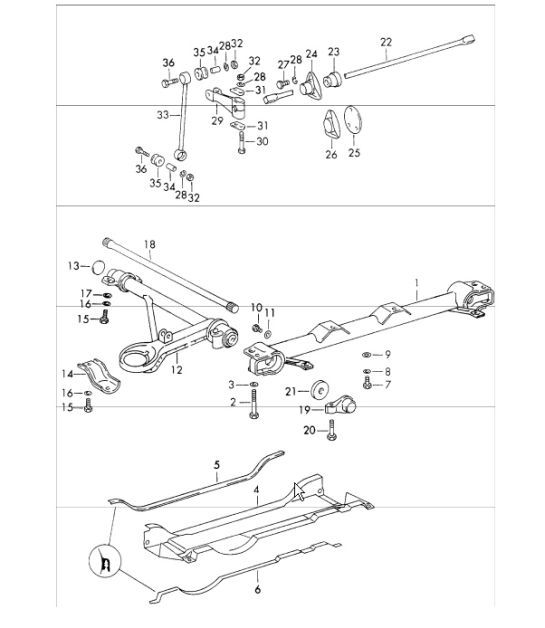Diagram 401-10 Porsche 991 涡轮增压 Coupe 3.8L (540 Bhp) 前轴、转向 
