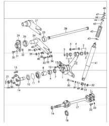 rear axle 911 UPTO 1968