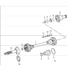 Antriebswelle - LOEBRO - für 911 bis 1968