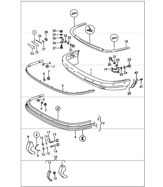 Diagram 802-05 Porsche Cayenne 3.2L V6 2003>> Body