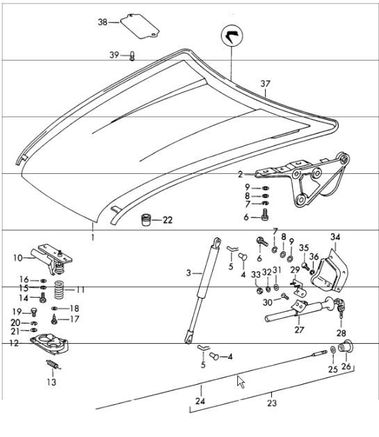 Diagram 803-00 Porsche Cayenne 3.2L V6 2003>> Body