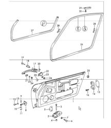 doors with installation parts 911 1965-69 doors with installation parts 911 1965-69