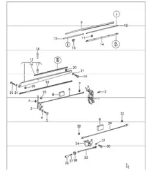 door lock with installation parts 911 1965-69