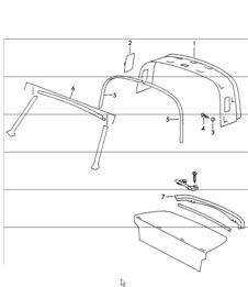 interior equipment roof 911 TARGA 1965-69 interior equipment roof 911 TARGA 1965-69