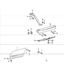 interior equipment doors 911 upto 1968
