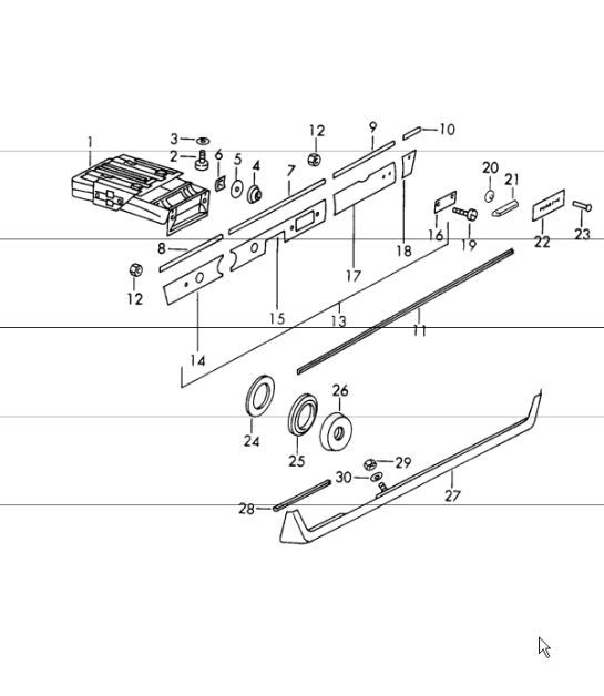 Diagram 809-01 Porsche 997 MKII Turbo 2009>> Body