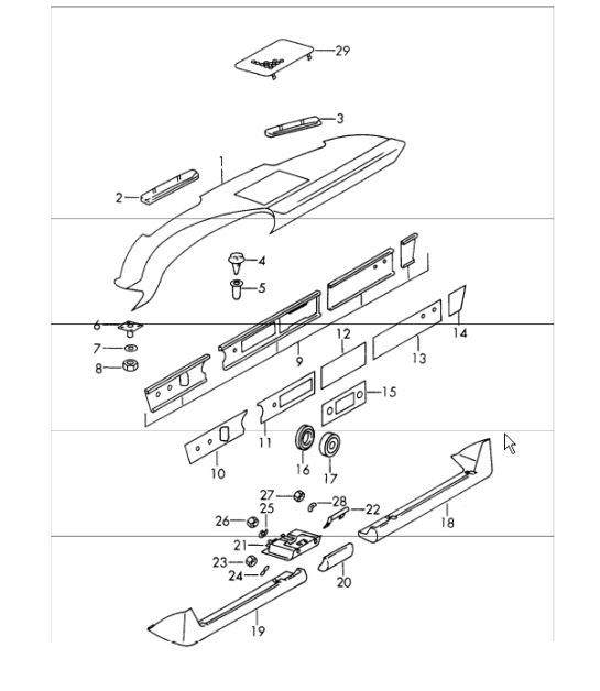 Diagram 809-02 Porsche Cayenne 9YA 2018-2023 