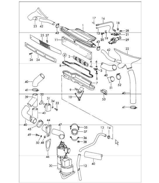 Diagram 813-00 Porsche Cayman 718 2.0L Manual (300Bhp) Body