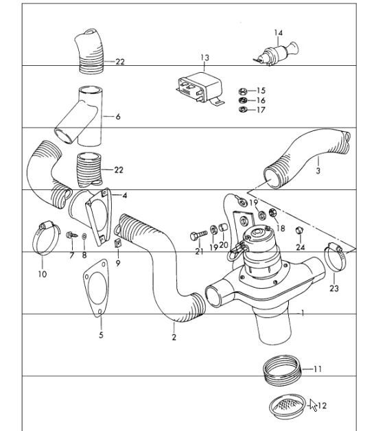 Diagram 813-05 Porsche 991 Carrera C2S 3.8L (400Bhp) Body