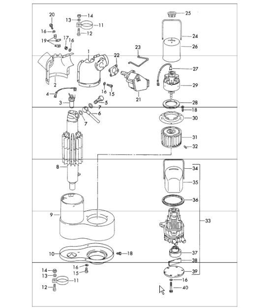 Diagram 813-30 Porsche Macan Petrol 2.0L V4 237Bhp Body