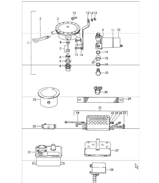 Diagram 813-40 Porsche Cayman 987C/981C (2005-2016) Body