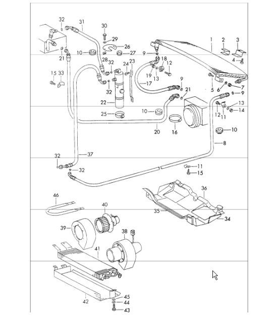 Diagram 813-90 Porsche Cayman S 3.4L 987C 2005-08 Body