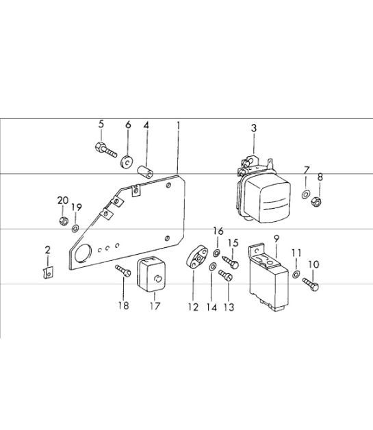 Diagram 901-15 Porsche Cayman S 3.4L 987C 2005-08 Electrical equipment