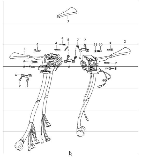 Diagram 903-20 Porsche Cayman 987C/981C (2005-2016) Electrical equipment