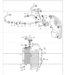Motorschmierungs-Nebenaggregate für TYP 901/10 911S BIS 1971