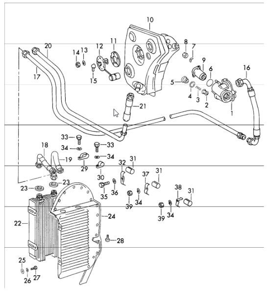 Diagram 104-20 Porsche 911 & 912 (1965-1989) Engine
