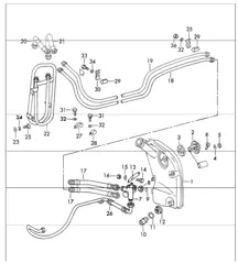 Unidades auxiliares de lubricación del motor para TYP 911/53/63/83/88 - 911 DE 1973 EN ADELANTE