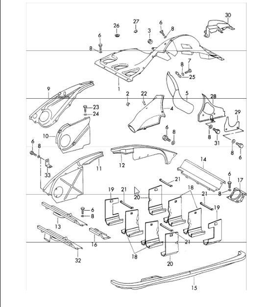 Diagram 105-05 Porsche 991 Cabriolet 4 3.0L (370 Bhp) Engine