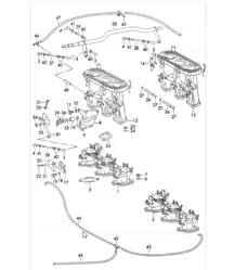 injection system throttle body 911 T-E/E/S and CARRERA 2.7 1972 ONWARDS