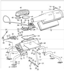 Injection system with air cleaner and mixture control unit for 911 T-K 1972 ONWARDS Injection system with air cleaner and mixture control unit for 911 T-K 1972 ONWARDS