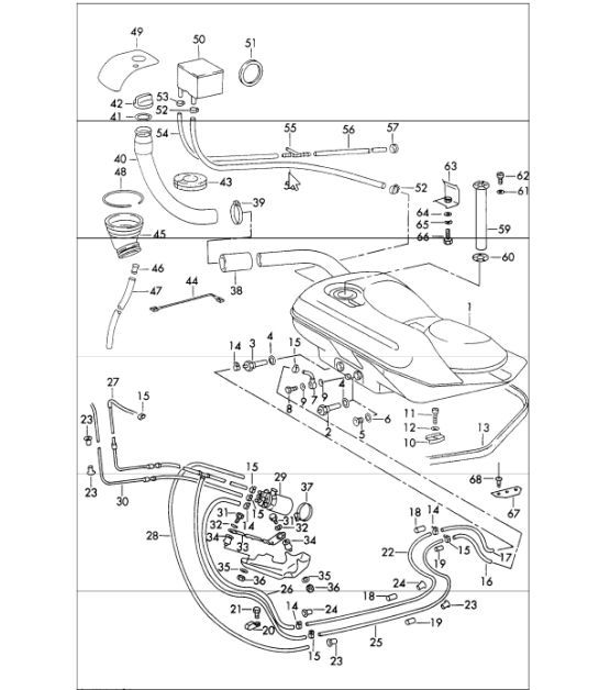 Diagram 201-05 Porsche Macan Turbo 2.9L V6 440马力 