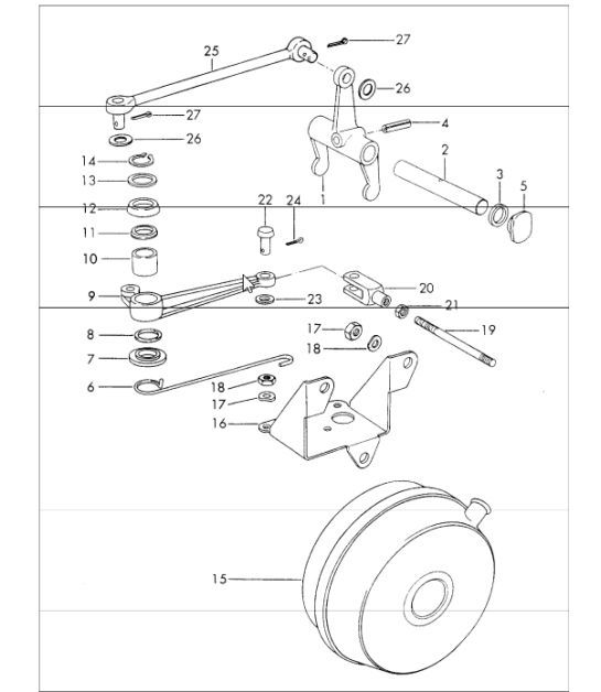 Diagram 301-15 Porsche 911 & 912 (1965-1989) Transmission
