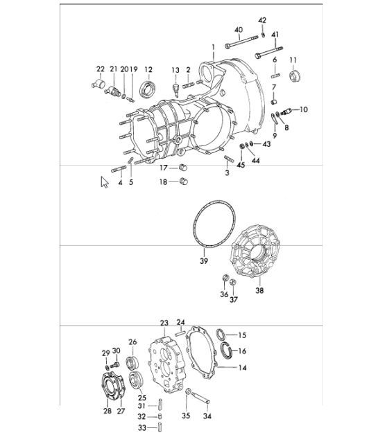 Diagram 302-10 Porsche Cayenne 3.6L 2007>> Transmission