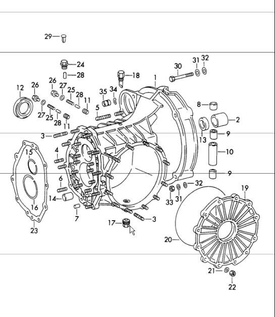 Diagram 302-20 Porsche 911 & 912 (1965-1989) Transmission