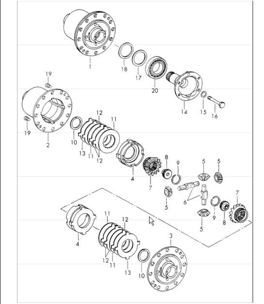 Diagram 305-15 Porsche 944 Turbo 2.5L 8V 1985-88 