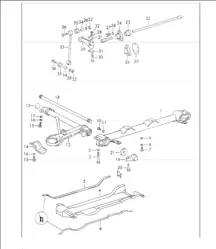 front axle stabiliser 911 1970-73