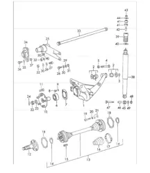 Hinterachse 911 1970-73