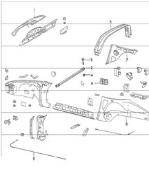 Interior panelling 911 1970-73 TARGA