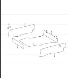 Interior equipment front 911 1970-73