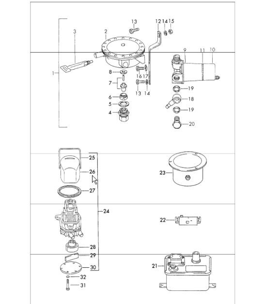 Diagram 813-15 Porsche Cayenne Turbo / Turbo S 4.8L 2007>> Body