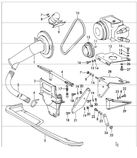 Diagram 813-60 Porsche Cayenne 9PA1 (957) 2007-2010 Body