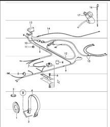 Air conditioner electrical components accessories not for (USA) 911 1970-73