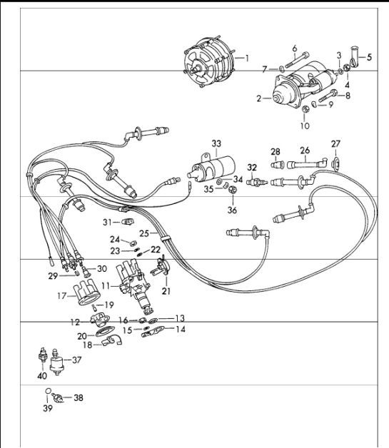 Diagram 901-00 Porsche Macan (95B) MK2 2019-2021 