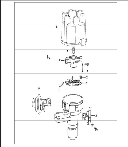 Diagram 901-20 Porsche Panamera Turbo V8 4.8L Electrical equipment